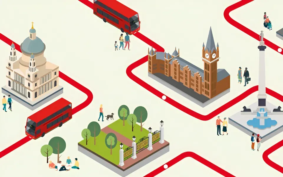 Take the No. 9 bus sightseeing