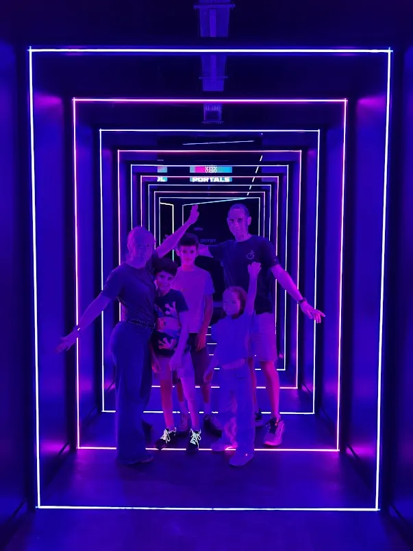 A family day out at the O2
