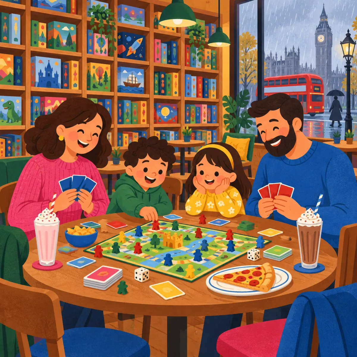 London's Fun Board Game Cafés (rainy day fun)