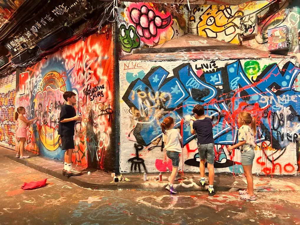 Leake St graffiti tunnel
