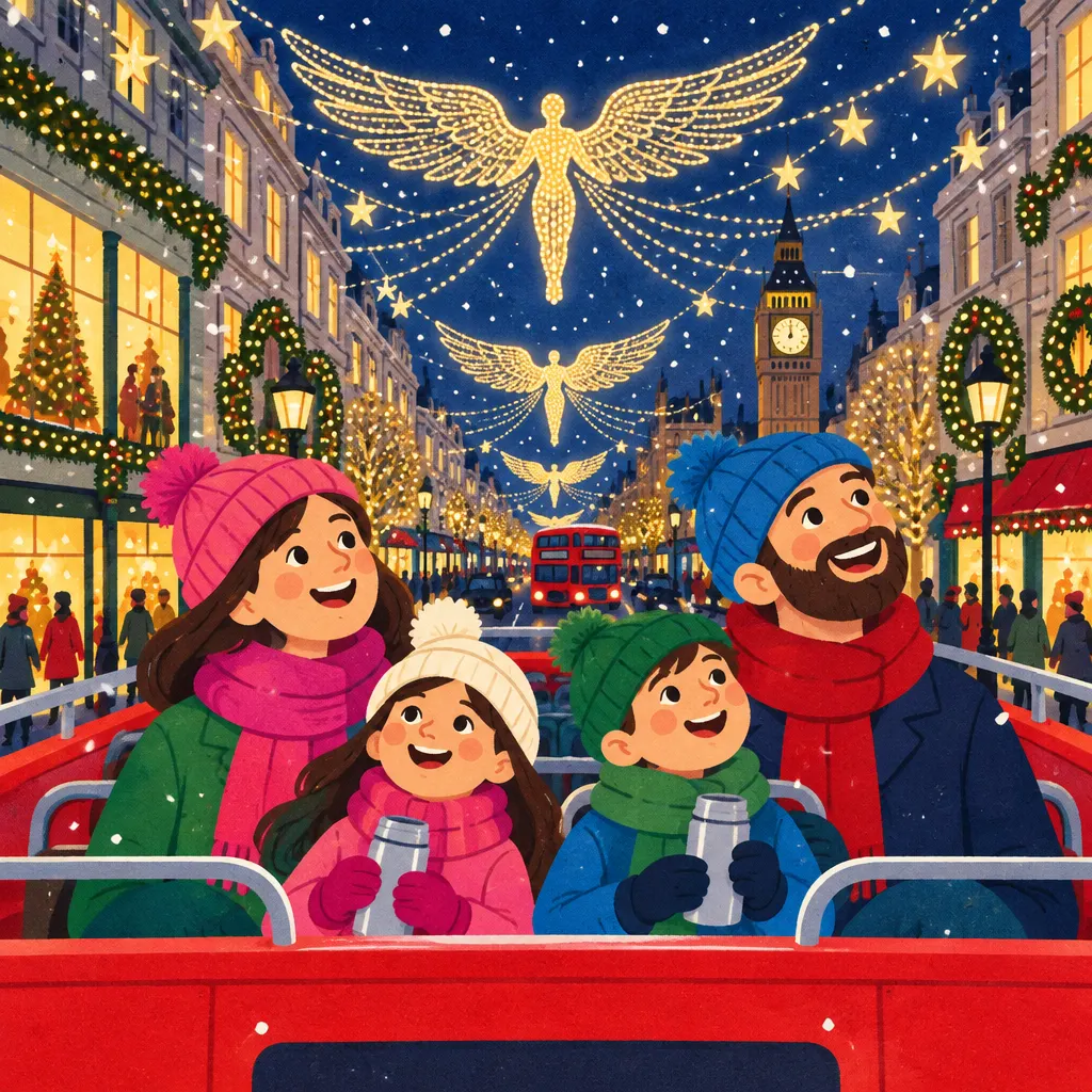 London by Night Christmas Lights Open-Top Bus Tour